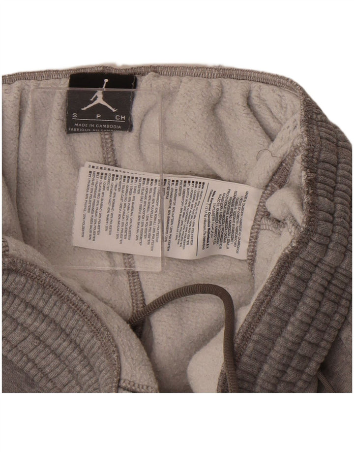 Jordan Herren-Sportshorts, Größe S, graue Baumwolle