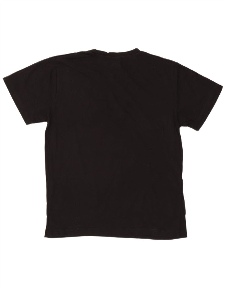 LOTTO Herren T-Shirt Top Medium Schwarz Baumwolle