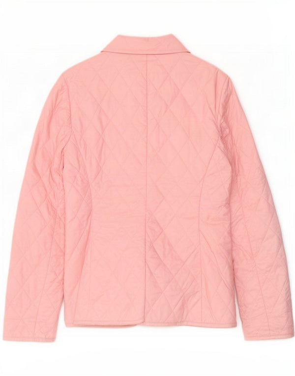 Marks & Spencer Damen Steppjacke UK 10 Small Pink Polyester
