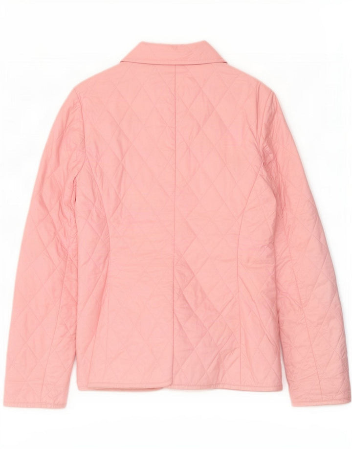 Marks & Spencer Damen Steppjacke UK 10 Small Pink Polyester