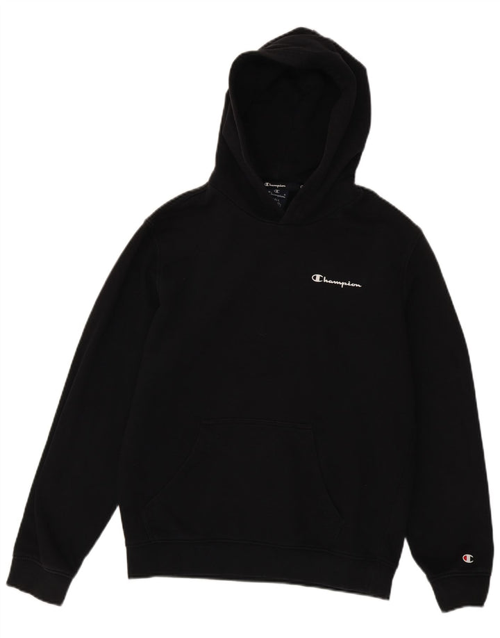 CHAMPION Herren-Kapuzenpullover, Größe S, schwarze Baumwolle