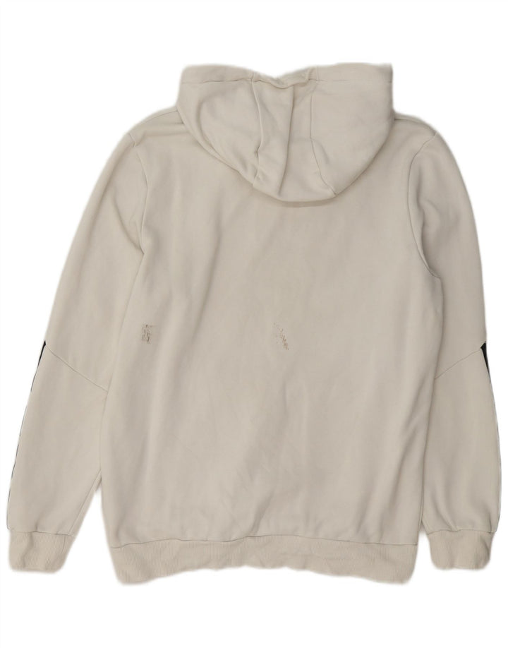 Puma Herren Graphic Hoodie Pullover Mittelweiße Colourblock-Baumwolle