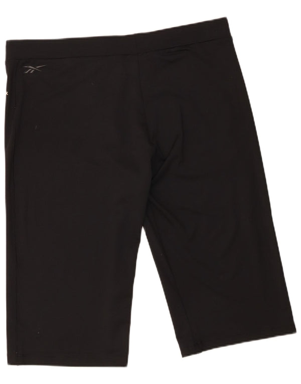 Nike Damen Bermuda Sport Shorts UK 18 XL Schwarz Polyester