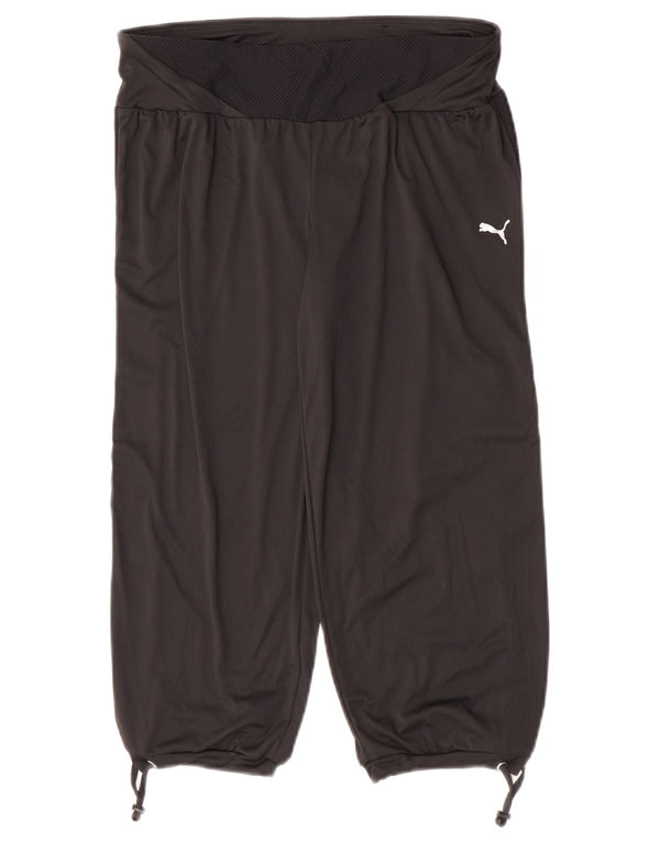 Puma Damen Bermuda Sport Shorts UK 10 Small Schwarz Polyester