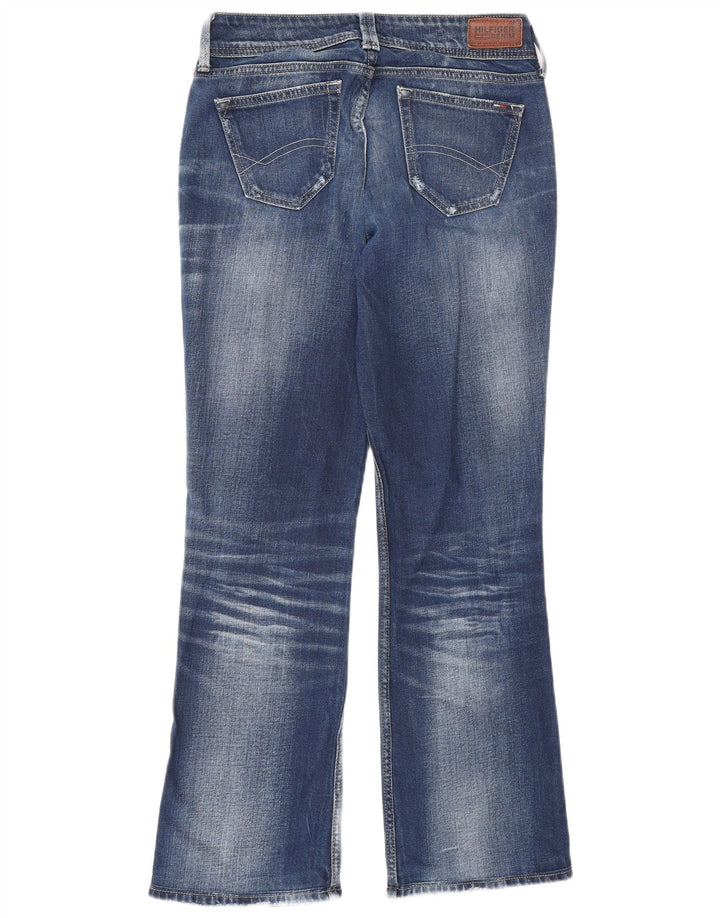 Tommy Hilfiger Damen Bootcut Jeans W28 L30 Blaue Baumwolle
