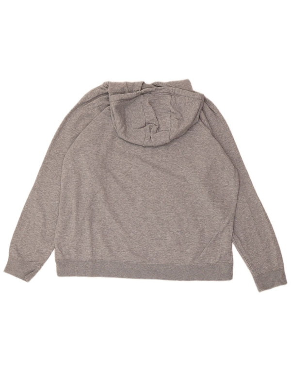 NIKE Herren-Kapuzenpullover mit Grafik, XL, grau gefleckte Baumwolle