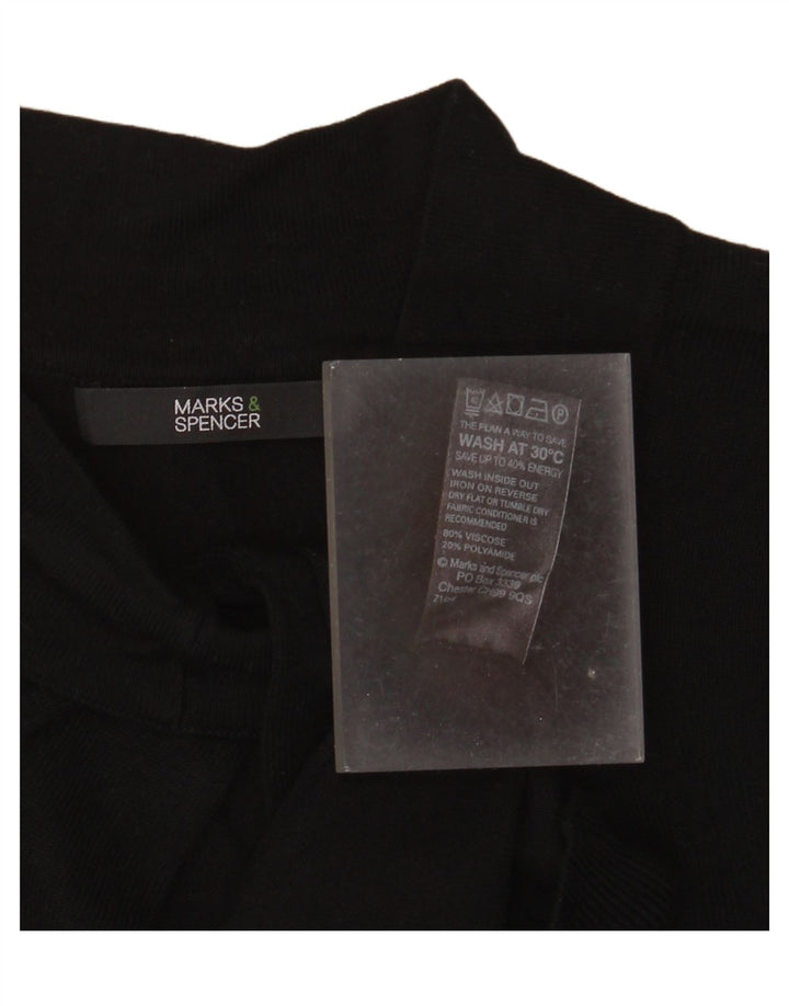 Marks & Spencer Rollkragenpullover für Damen, Gr. 14, mittelschwarz