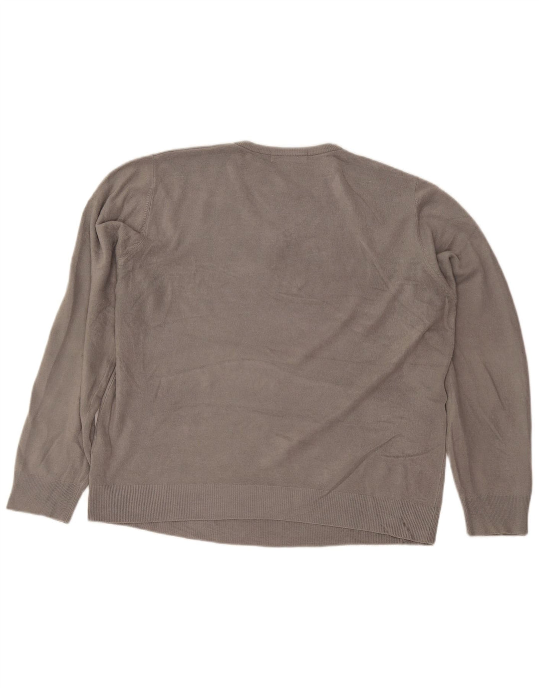 Marks & Spencer Herren-Pullover mit V-Ausschnitt, groß, Acryl, Grau