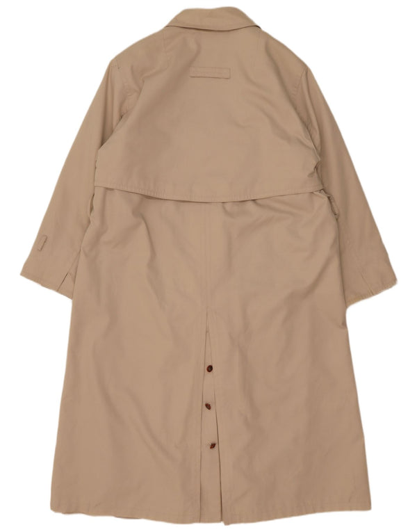 Vintage Damen Mantel UK 18 XL Beige Acryl