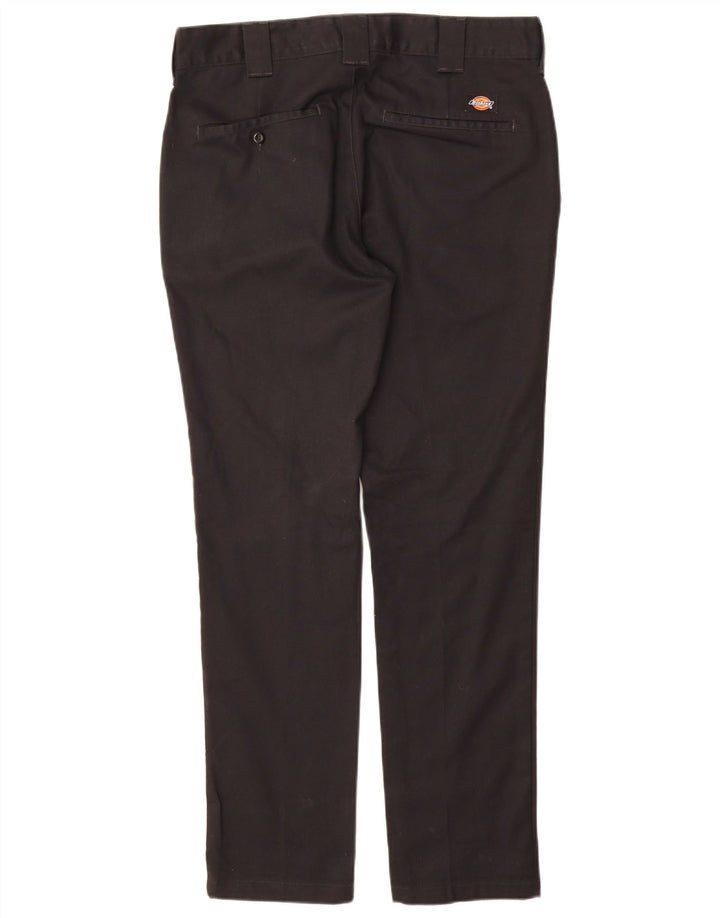Dickies Herren Slim Fit Chinohose W32 L32 Schwarz Polyester