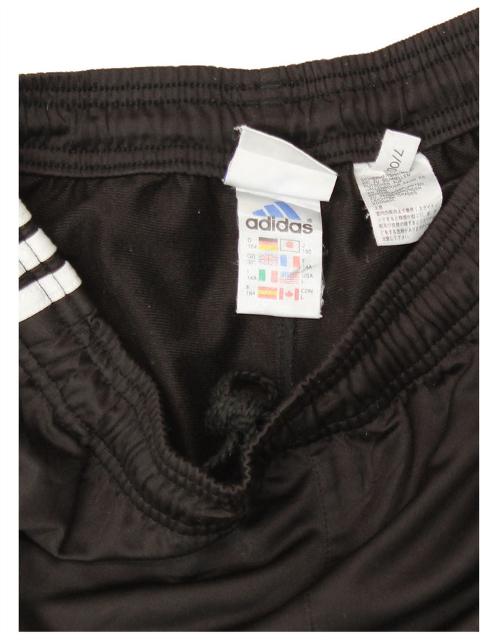 Adidas Trainingshose für Jungen, 13–14 Jahre, schwarzes Polyester