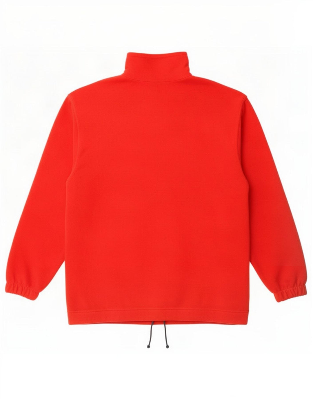 Ellesse Herren-Fleecepullover mit Reißverschluss am Hals, mittelrot