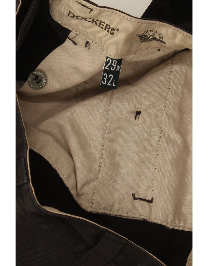 Dockers Herren gerade Chinohose W29 L32 Schwarz
