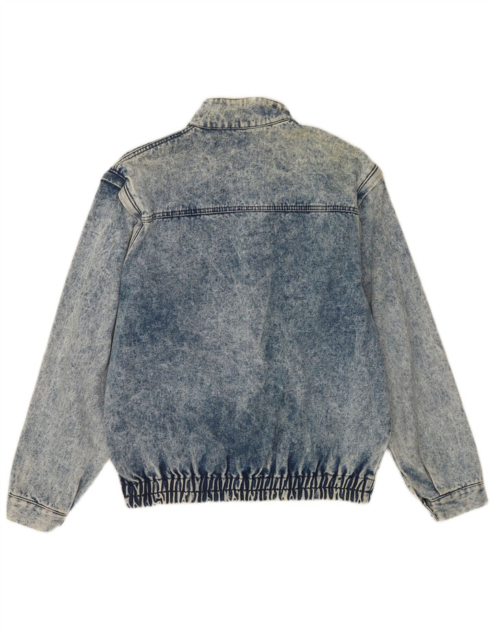 Vintage Herren Jeansjacke UK 40 Groß Blau