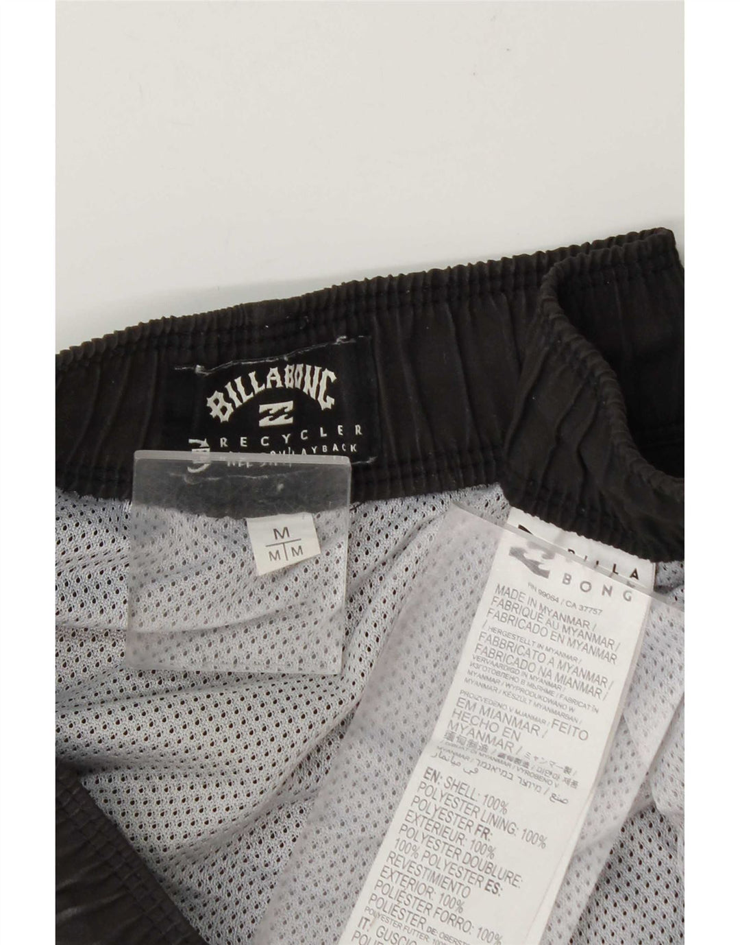Billabong Damen Sportshorts UK 14 Mittelgraues Polyester