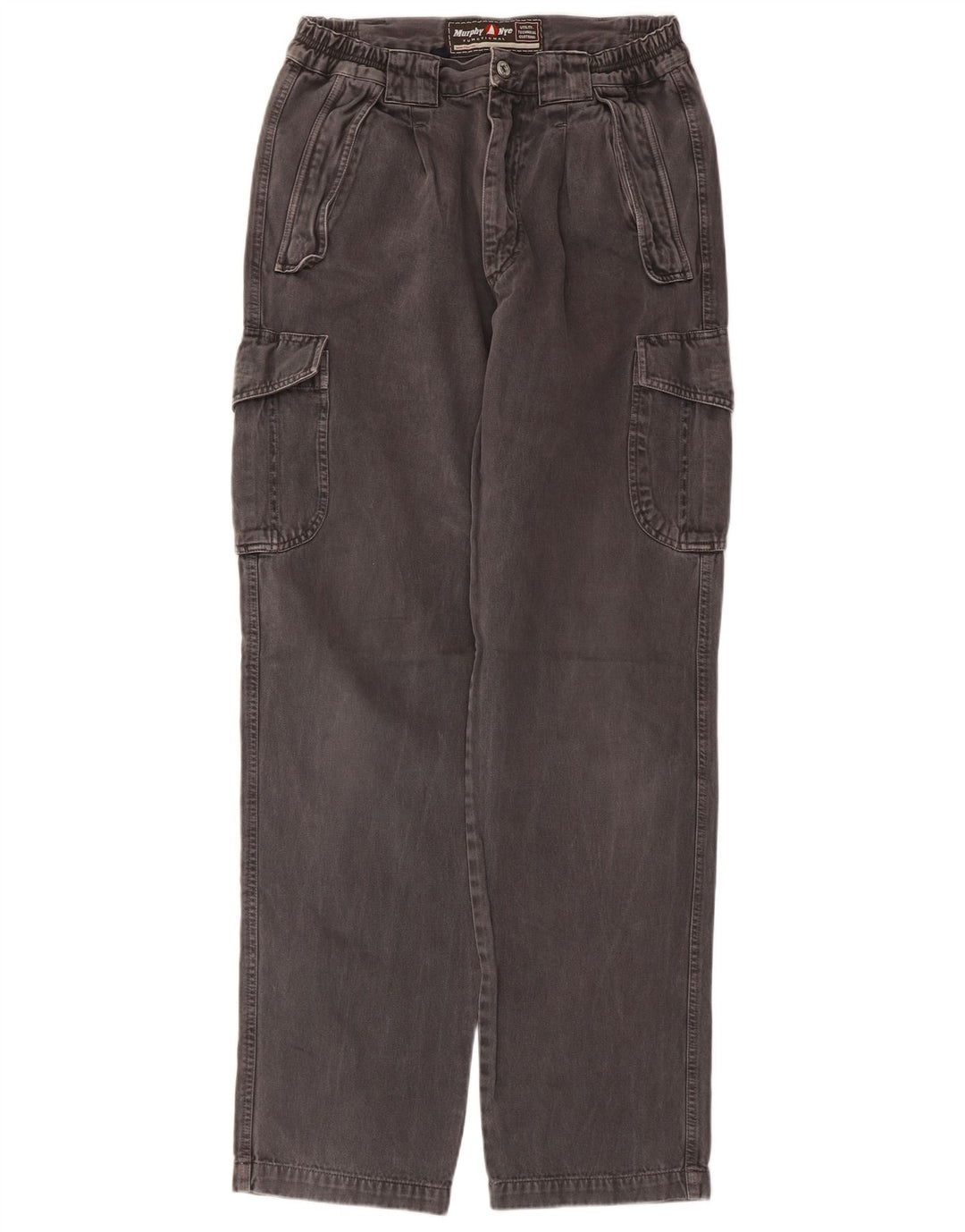 Murphy & Nye Herren Cargohose W31 L33 Graue Baumwolle