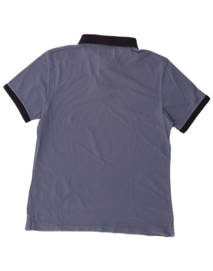 BARBOUR Herren-Poloshirt, große blaue Baumwolle