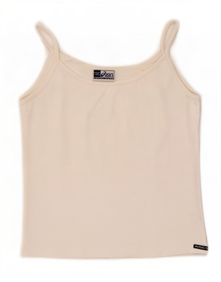 Asics Damen Cami Top UK 18 XL Weiß