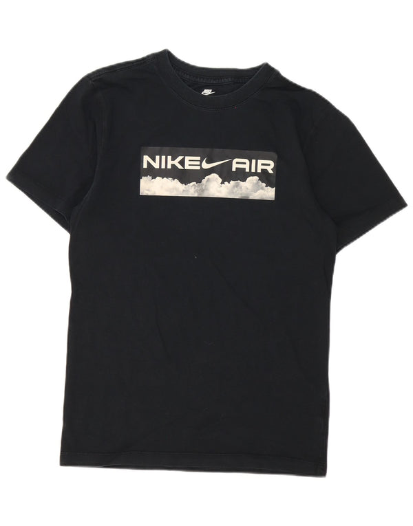 Nike Herren Air Graphic T-Shirt Top XS Schwarz Sport