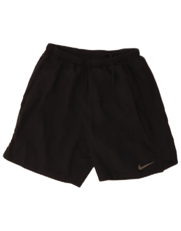 NIKE Damen Dri Fit Sport Shorts UK 8 Small Schwarz Polyester