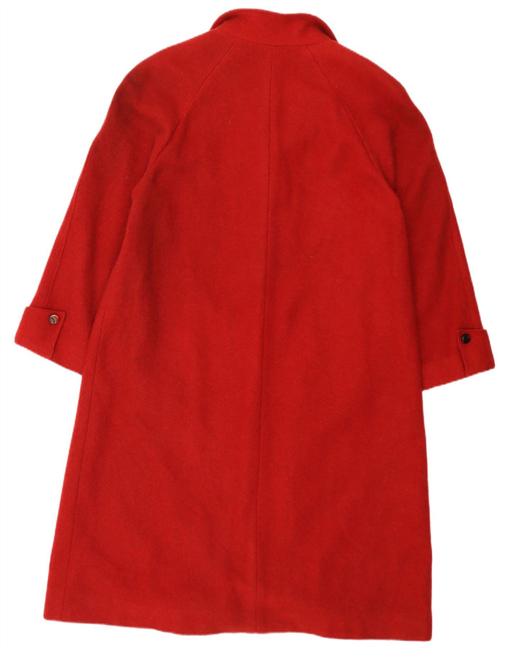 Vintage Damen Übergroßer Mantel IT 46 Large Red