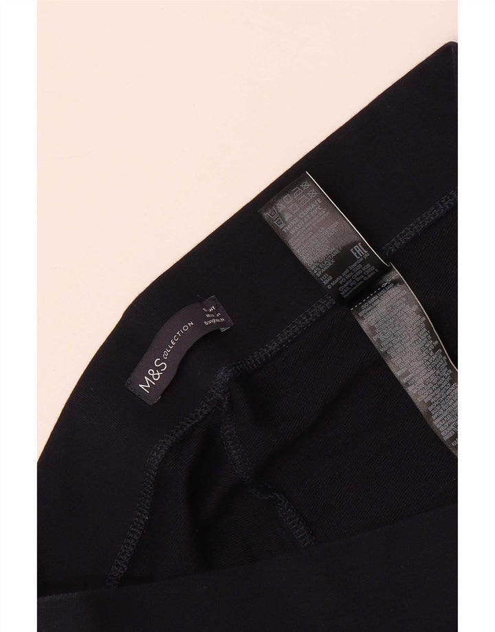 Marks & Spencer Damen-Trainingshose, Baumwolle, Größe M, Marineblau, UK 12