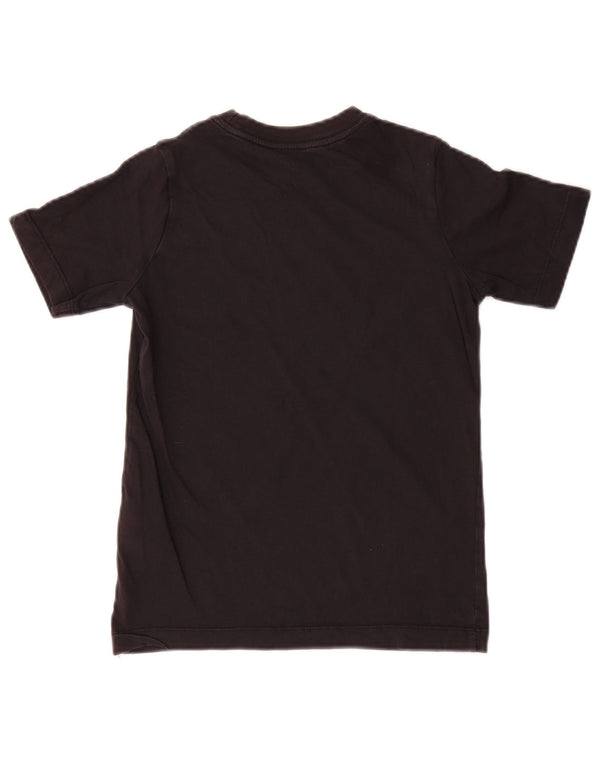Nike Jungen-T-Shirt mit Grafik, 8–9 Jahre, Größe S, schwarze Baumwolle