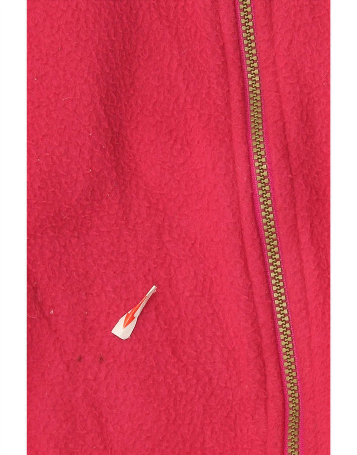 Santo Stefano Herren Fleecejacke UK 38 Mittelrosa kariertes Polyester
