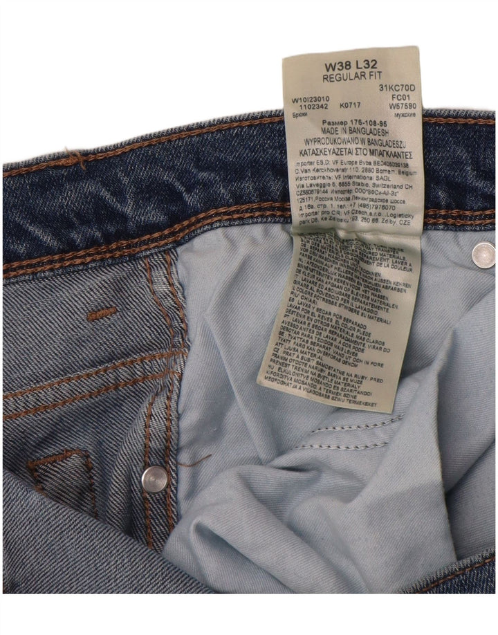 Wrangler Herren-Jeans mit normaler Passform, gerade Passform, W38, L32, Blau, Baumwolle
