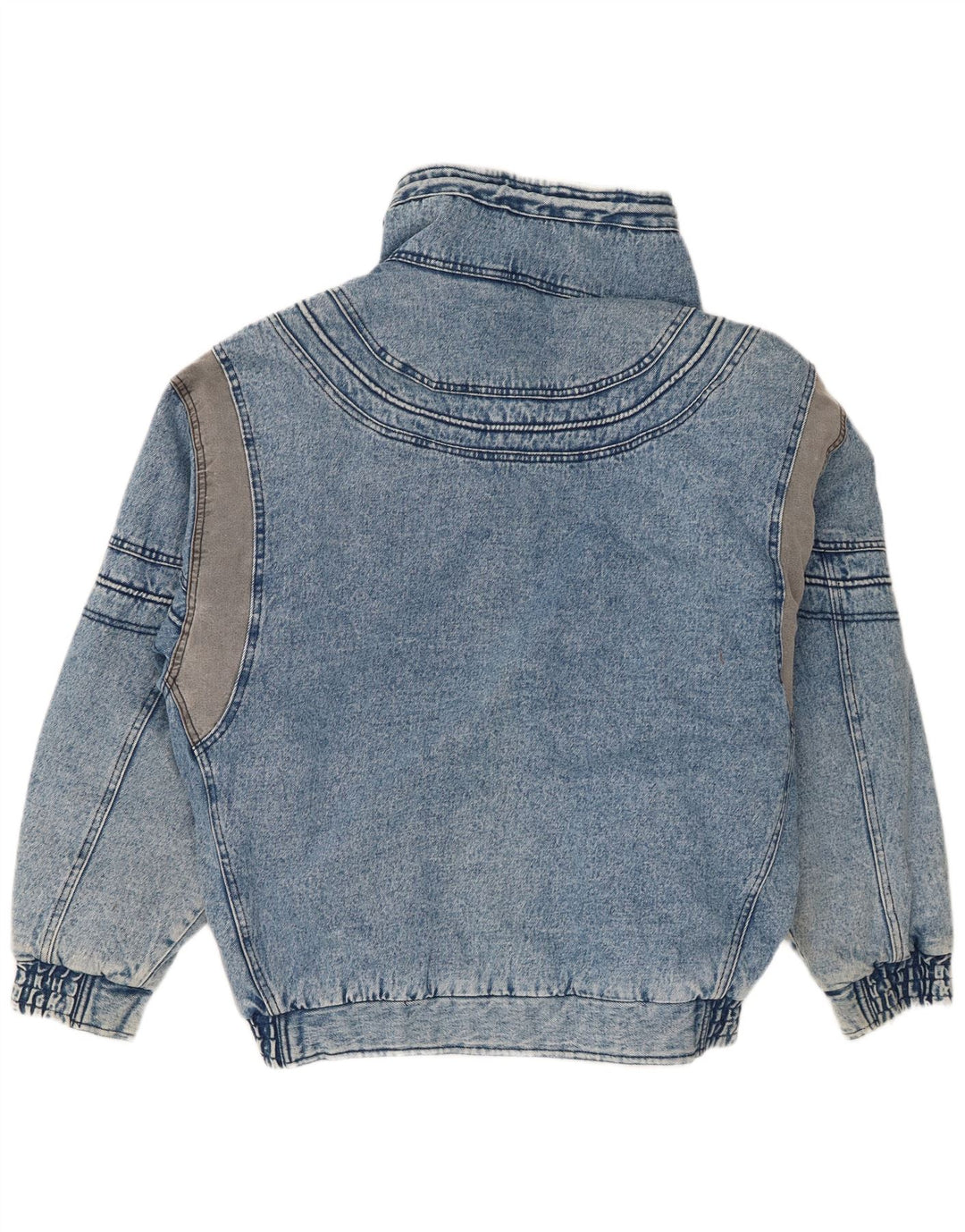 MONTANA Übergroße Jeansjacke für Damen, UK 18, XL, blaue Baumwolle
