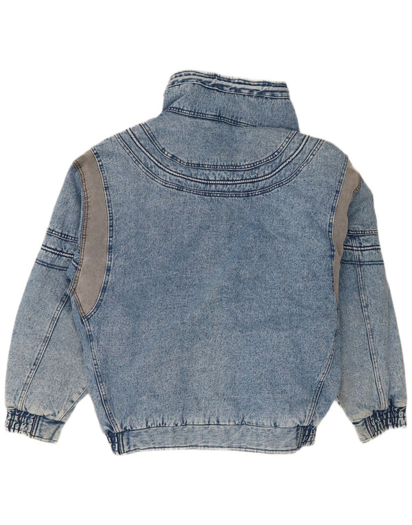 MONTANA Übergroße Jeansjacke für Damen, UK 18, XL, blaue Baumwolle