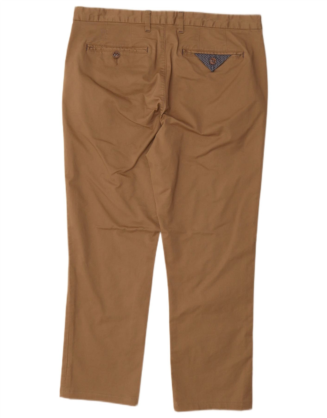 TED BAKER Herren-Anzughose, gerade, B34, L27, braun, Baumwolle