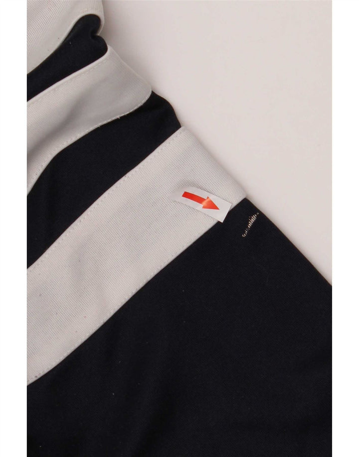 Adidas Herren-Trainingsanzug mit grafischem Oberteil, mittelgroß, Marineblau, Farbblock