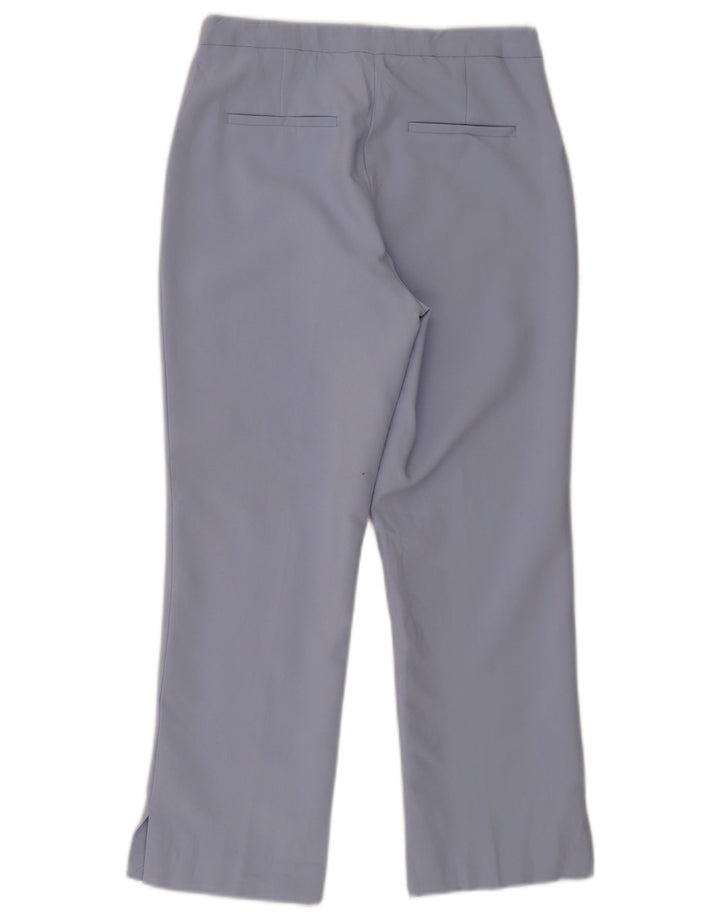 ZARA Damen Gerade Freizeithose Mittel W28 L26 Blau