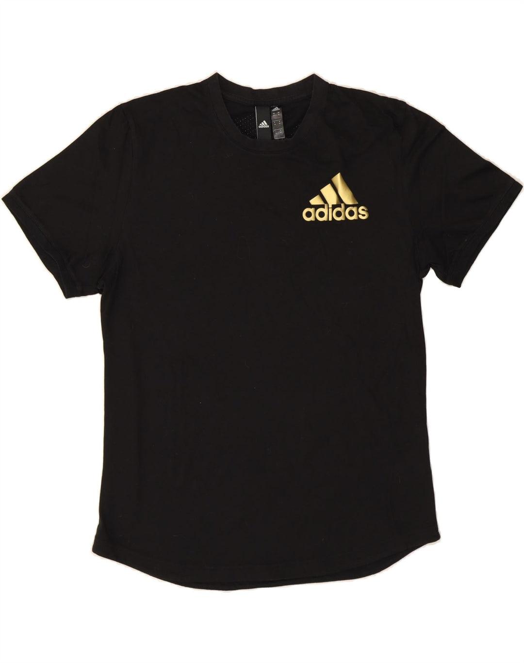 ADIDAS Mens Graphic T-Shirt Top Medium Black Cotton Vintage Adidas and Second-Hand Adidas from Messina Hembry 