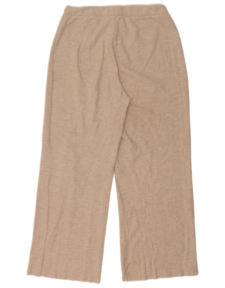 Zara Damen-Trainingshose, UK-Größe 44, Größe L, Beige, Polyester