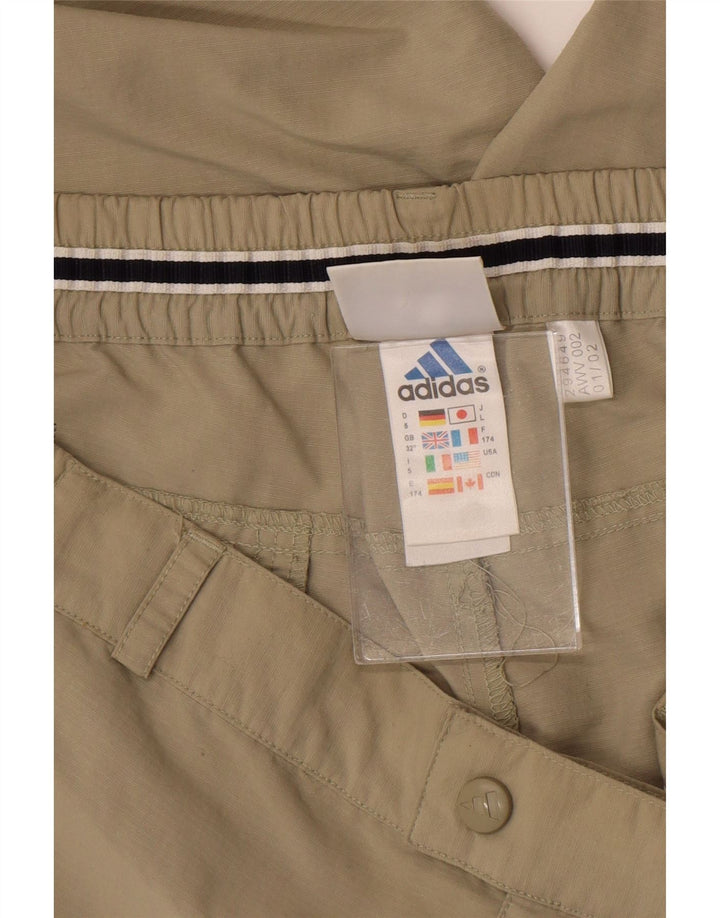 Adidas Herren Wander-Caprihose W32 L20 Khaki Polyamid