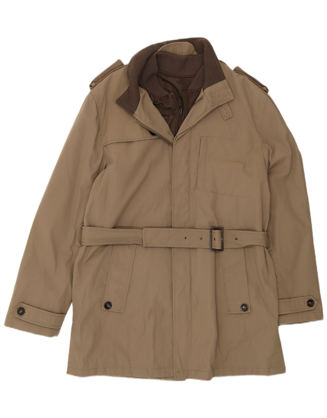 Reporter Herren Trenchcoat IT 50 Large Beige Polyamid