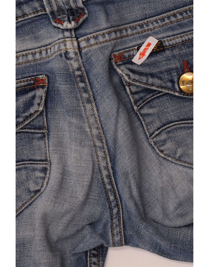 Lee Damen Bootcut Jeans W27 L33 Blaue Baumwolle