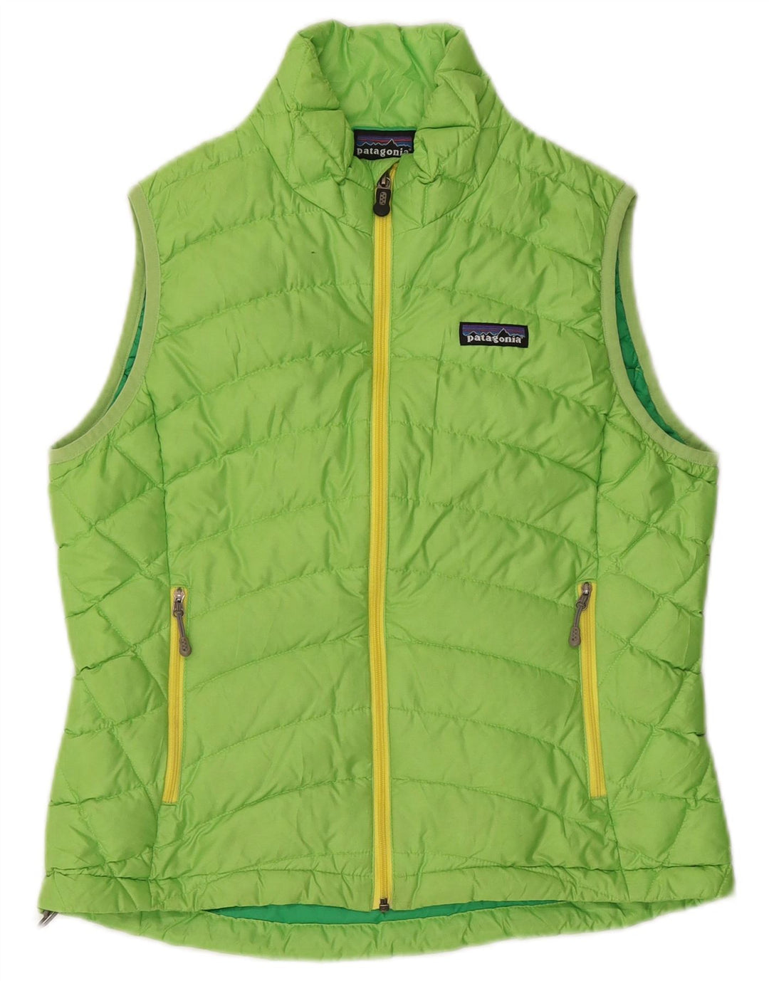 Patagonia Damen Wattierte Weste UK 10 Small Grün Polyester