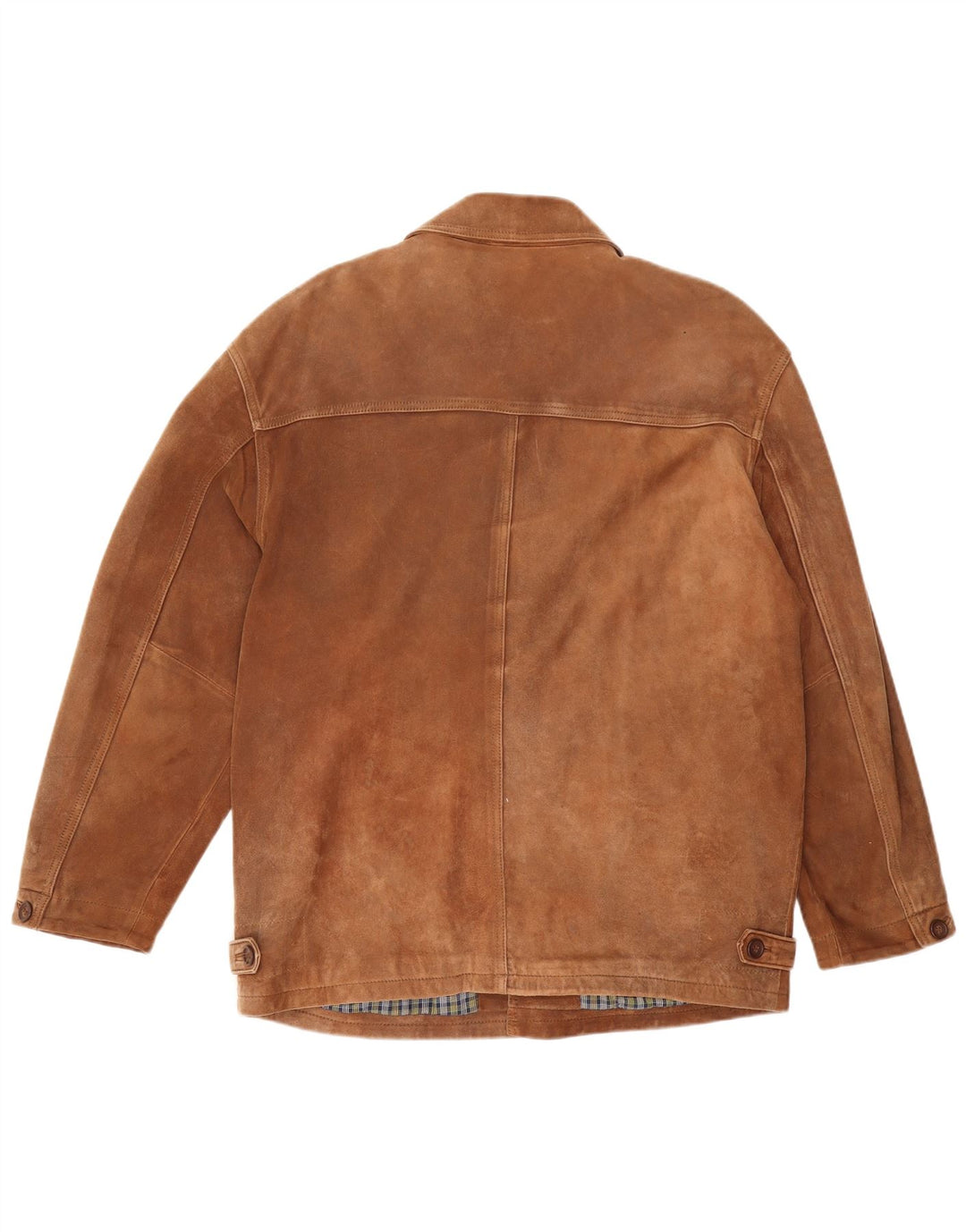 Trapper Herren Wildlederjacke IT 52 XL Braunes Leder