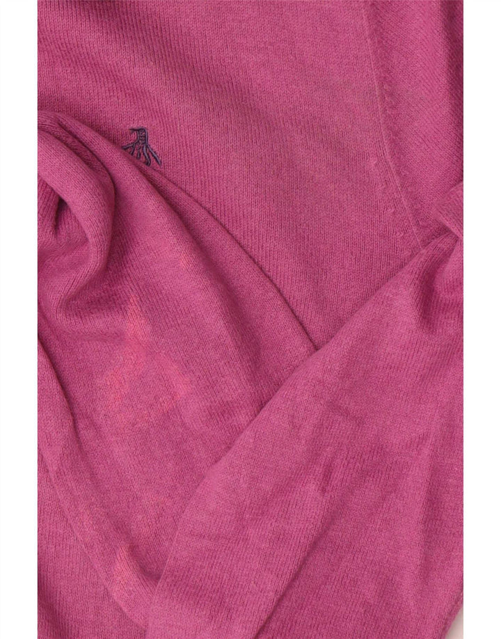 Penguin Herren-Pullover mit Rundhalsausschnitt, mittelrosa Baumwolle