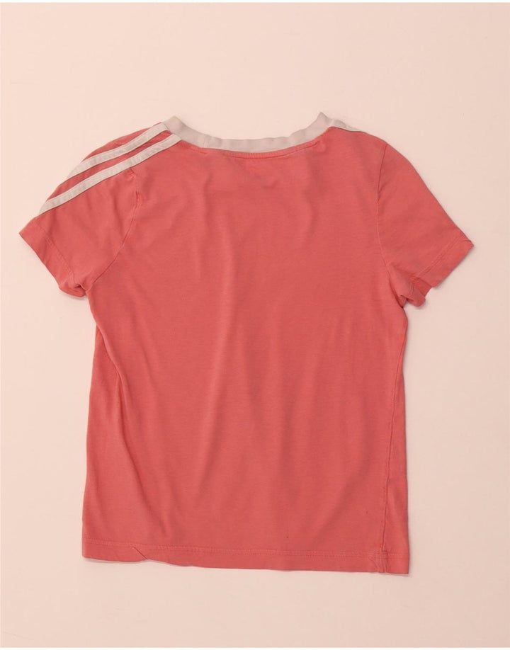 ADIDAS Mädchen T-Shirt Top 9-10 Jahre rosa Baumwolle