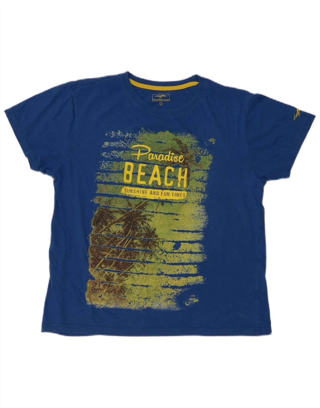 Lotto Herren-T-Shirt mit Grafik, Größe L, Blau