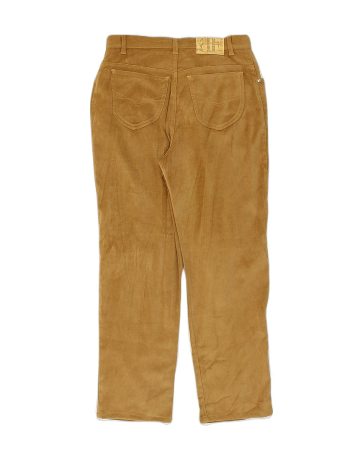 BELFE & BELFE Womens Straight Casual Trousers IT 44 Medium W28 L28  Brown | Vintage Belfe & Belfe | Thrift | Second-Hand Belfe & Belfe | Used Clothing | Messina Hembry 