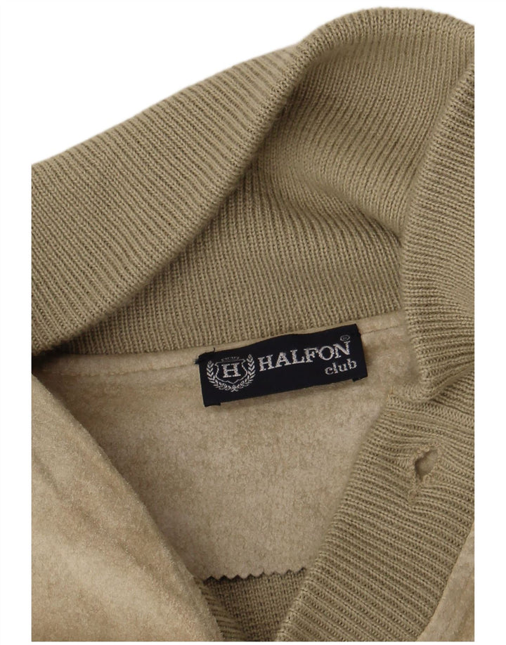 Halfon Herren-Strickjacke, groß, Khaki