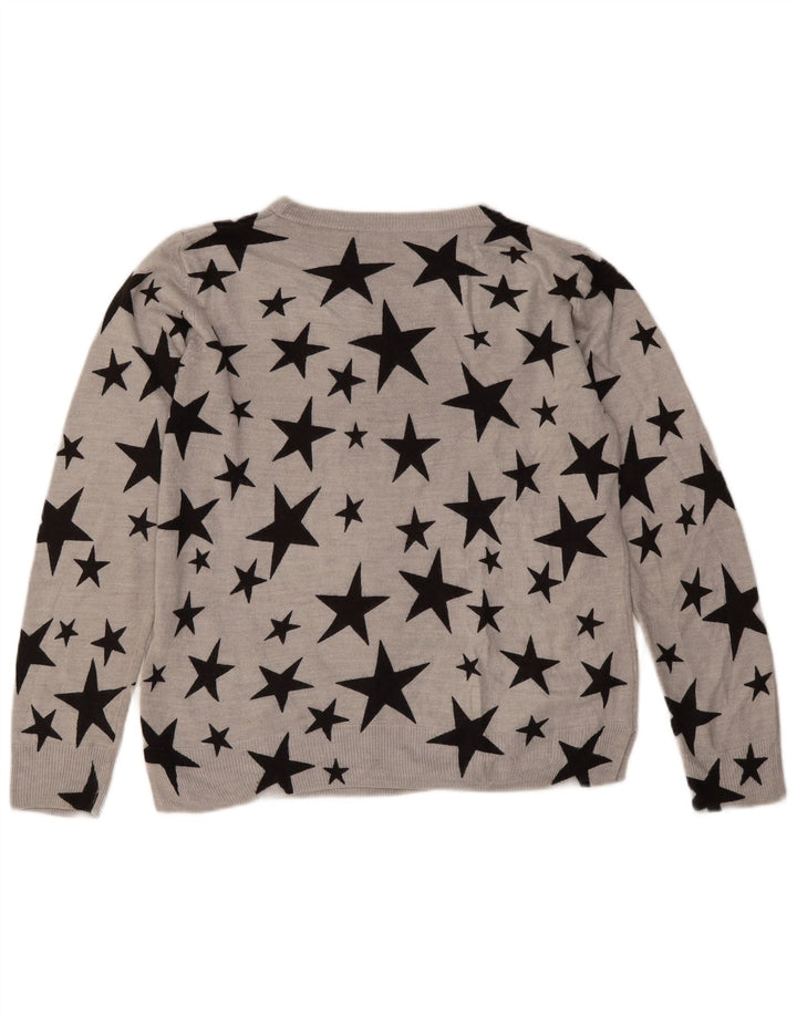 Marks & Spencer Damen-Pullover mit U-Boot-Ausschnitt, Gr. 14, Grau