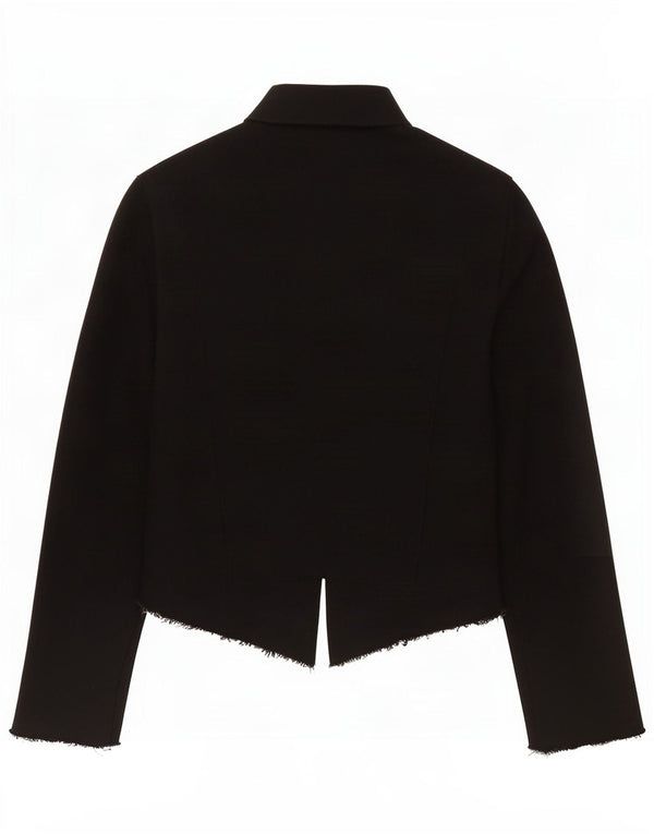 Zara Damen Bolerojacke UK 14 Large Schwarz