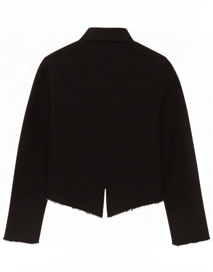 Zara Damen Bolerojacke UK 14 Large Schwarz