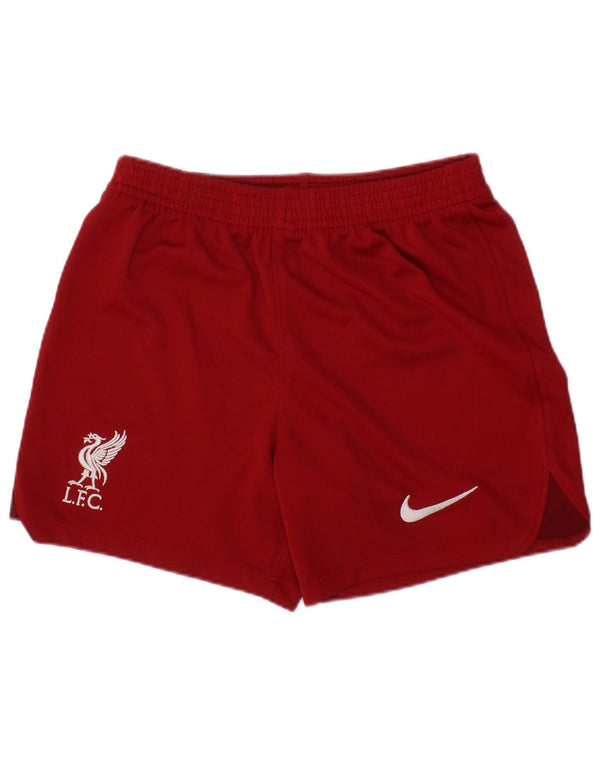 NIKE Liverpool Sportshorts für Jungen, 10–11 Jahre, mittelrotes Polyester